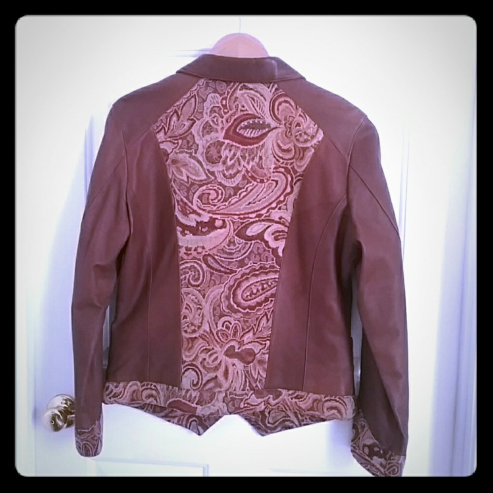 Coldwater Creek Genuine Leather jacket # 130LLC